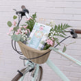 Load image into Gallery viewer, Spring Door Fresh Scents Fragranced Sachet in Basket of Bicycle