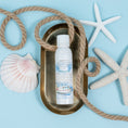 Load image into Gallery viewer, Watermark Fragrance Room Spray in Dish with Blue Background Nautical Rope and Sea Shells