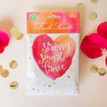 Load image into Gallery viewer, Strong Smart Brave Fresh Scents Fragranced Sachet Flat Lay with Rose Petals
