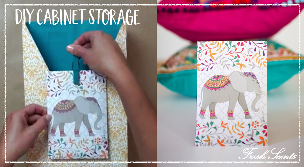 DIY Cabinet Storage