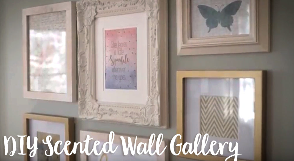 DIY Sachet Scented Wall Gallery
