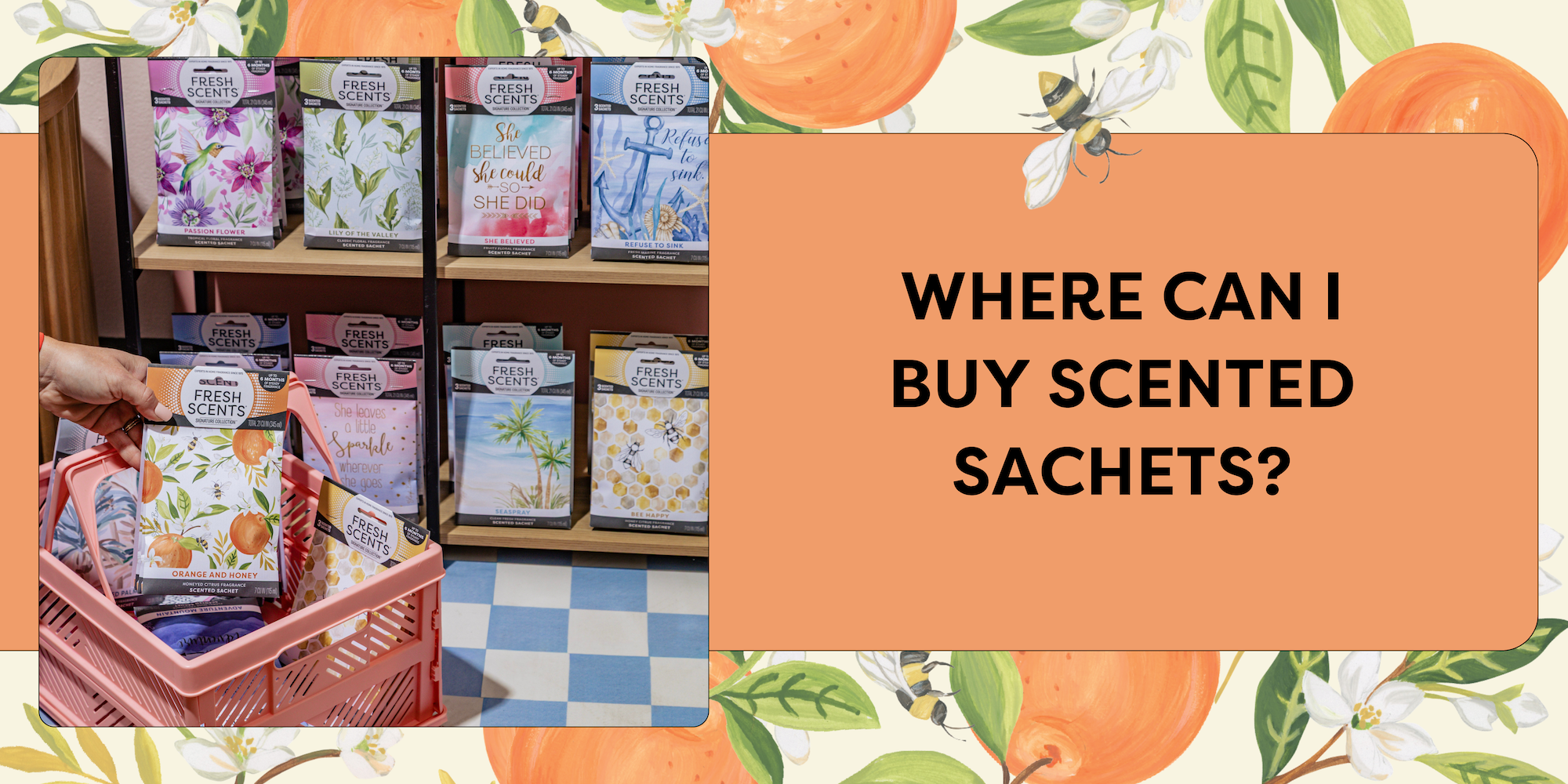 Where to Buy Fresh Scents® Air Freshener Sachets