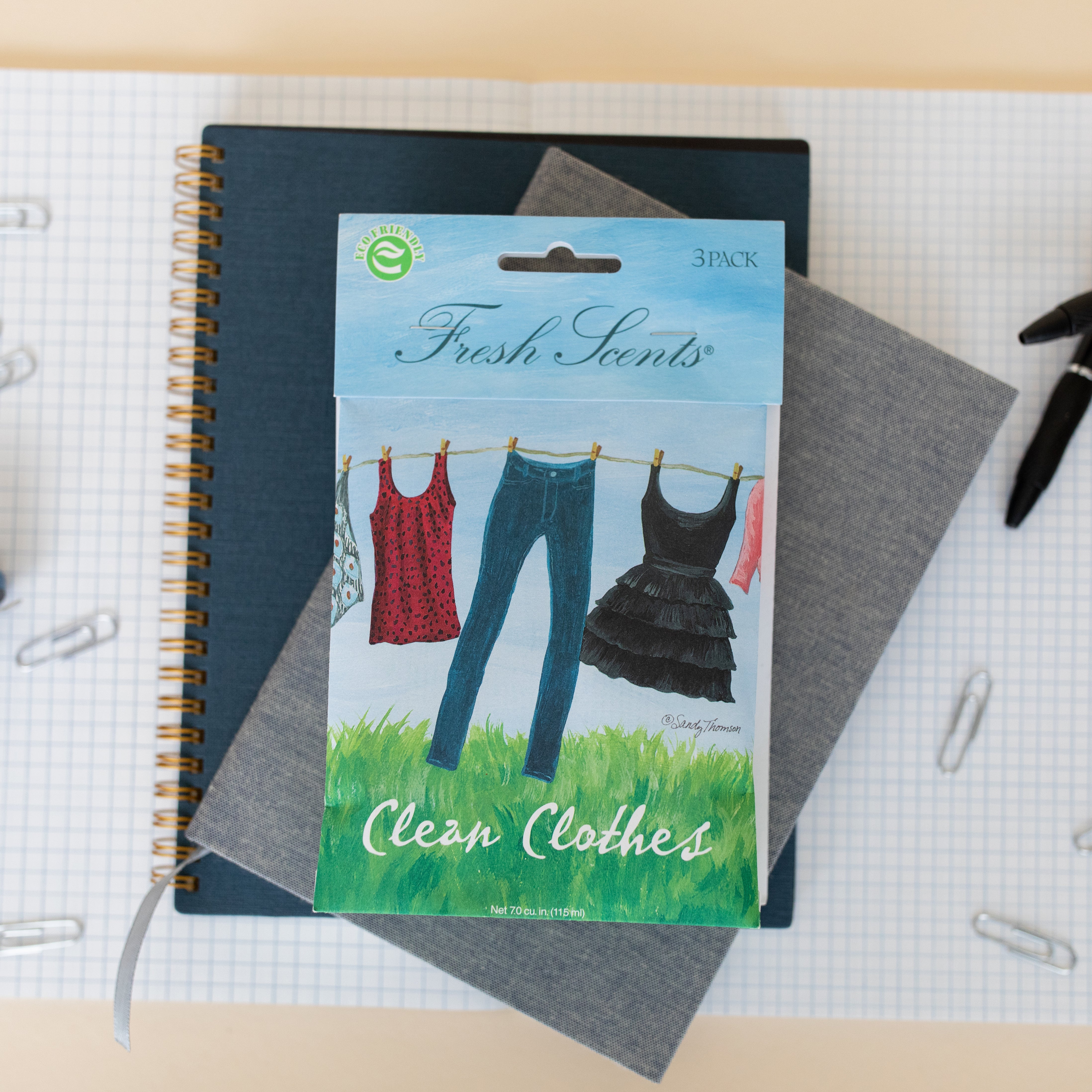 新しい - Clothes Clean Sachet Scents Fresh – Pack 3 消臭・芳香剤