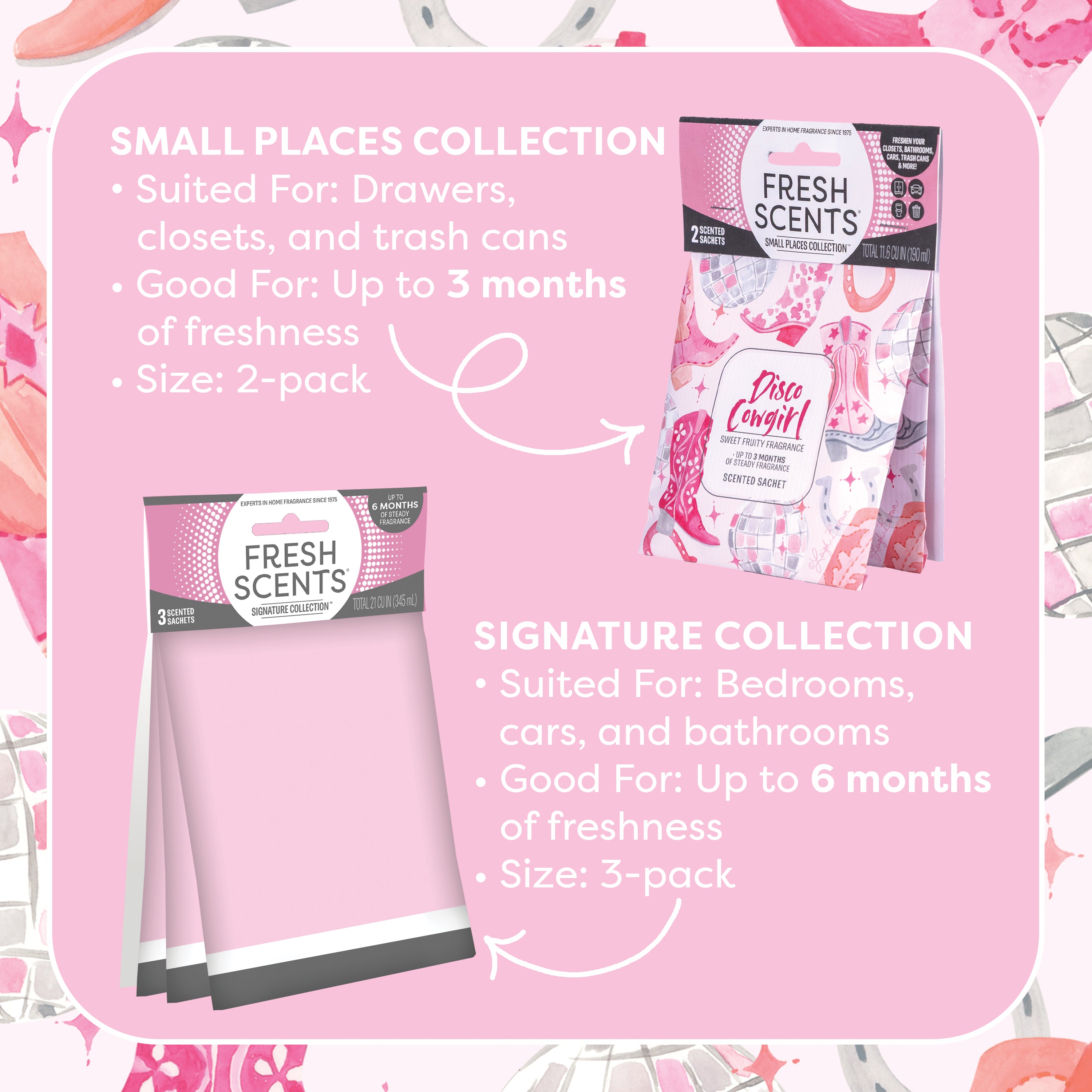 Disco Cowgirl - Sachet 2pk – Fresh Scents