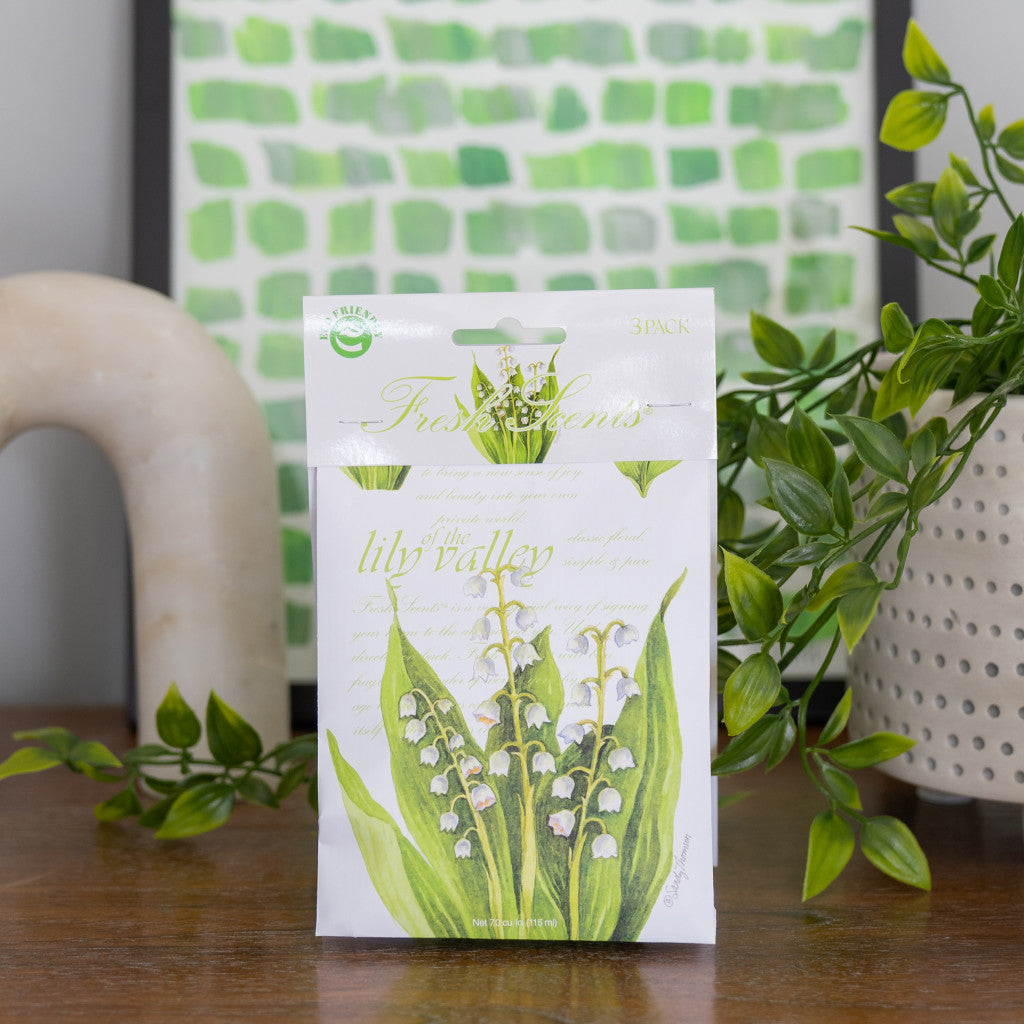 Fresh Scents Lily of The Valley Sachet 3-Pack