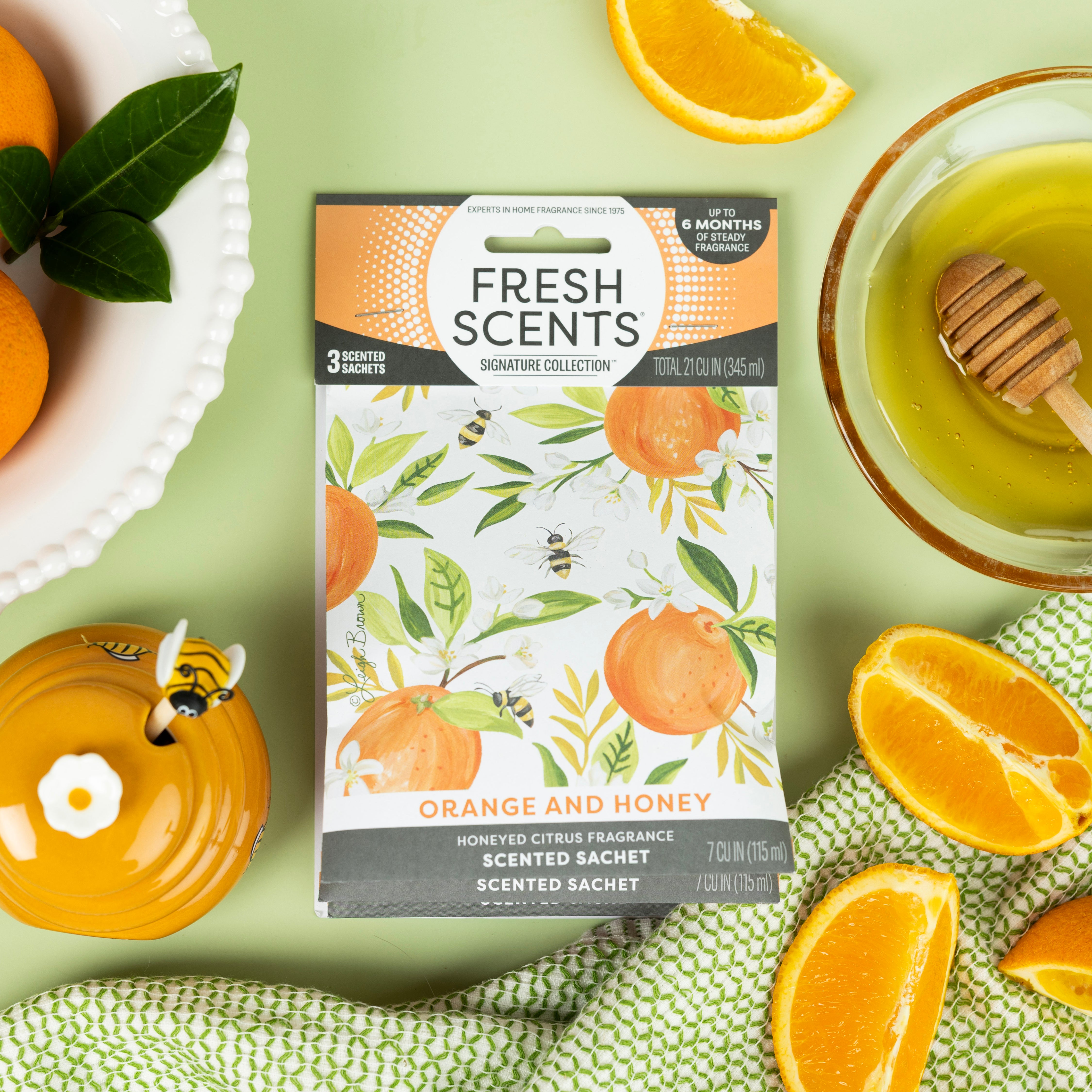Orange & Honey - Sachet 3pk – Fresh Scents