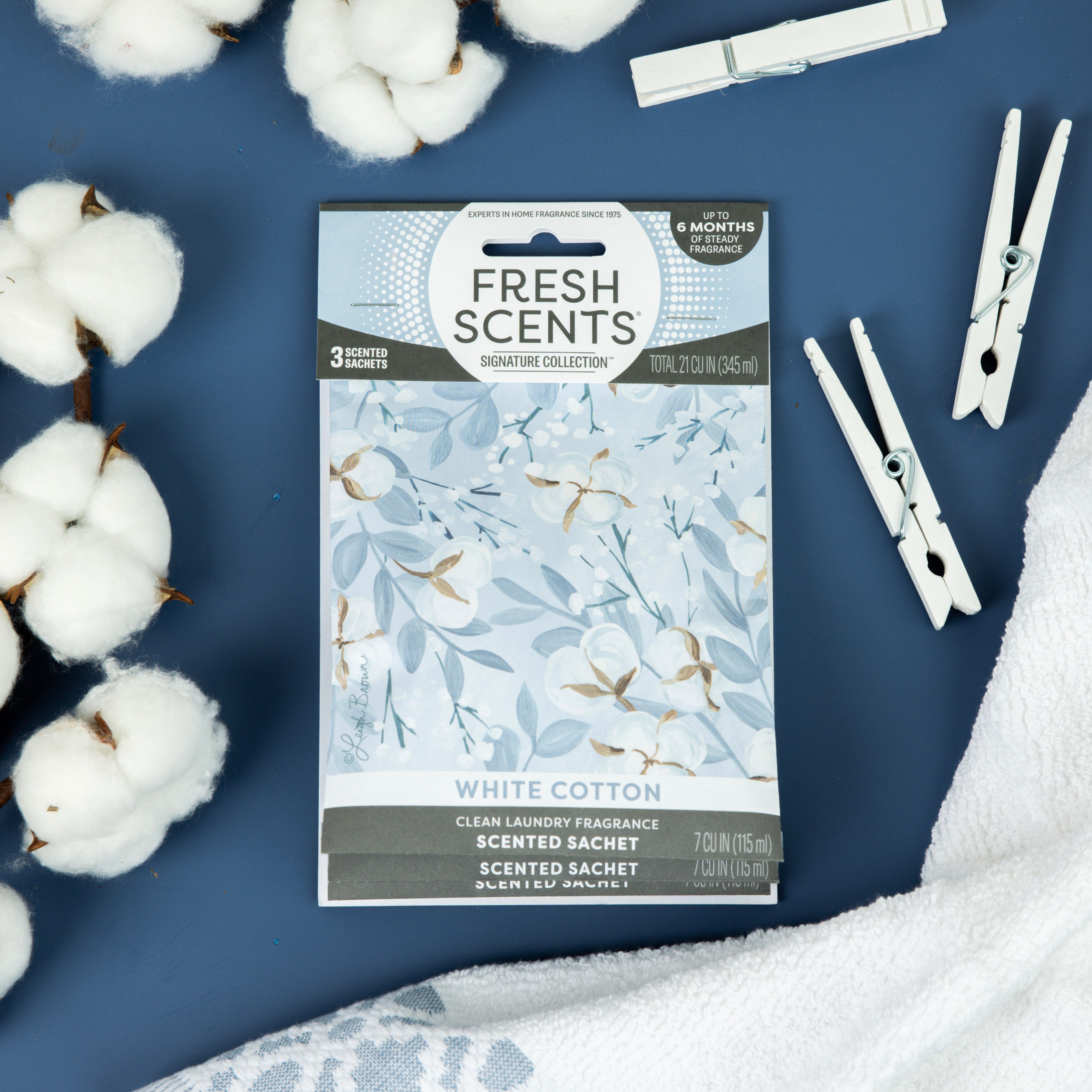 White Cotton - Sachet 3pk – Fresh Scents