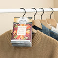 Load image into Gallery viewer, The Fresh Scents Love with Fall - Sachet 3pk fills your closet with an autumn leaves scent and features the text “Every year I fall in love with fall”; perfect for hanging among sweaters and jackets.
