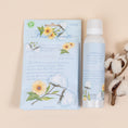 Load image into Gallery viewer, White Cotton Fragrance Sachet and Room Spray Bundle Flat Lay with Cotton Bulb
