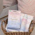 Load image into Gallery viewer, Little Sparkle Fragrance in Sachet and Room Spray Sitting in Basket
