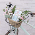 Load image into Gallery viewer, Spring Door Fresh Scents Fragranced Sachet in Basket of Bicycle
