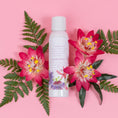 Load image into Gallery viewer, Passion Flower Room Spray Fragrance on Pink Background with Passion Flowers
