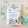 Load image into Gallery viewer, Seaspray Fresh Scents Fragranced Sachet Flat lay with Sea Glass and Star Fish
